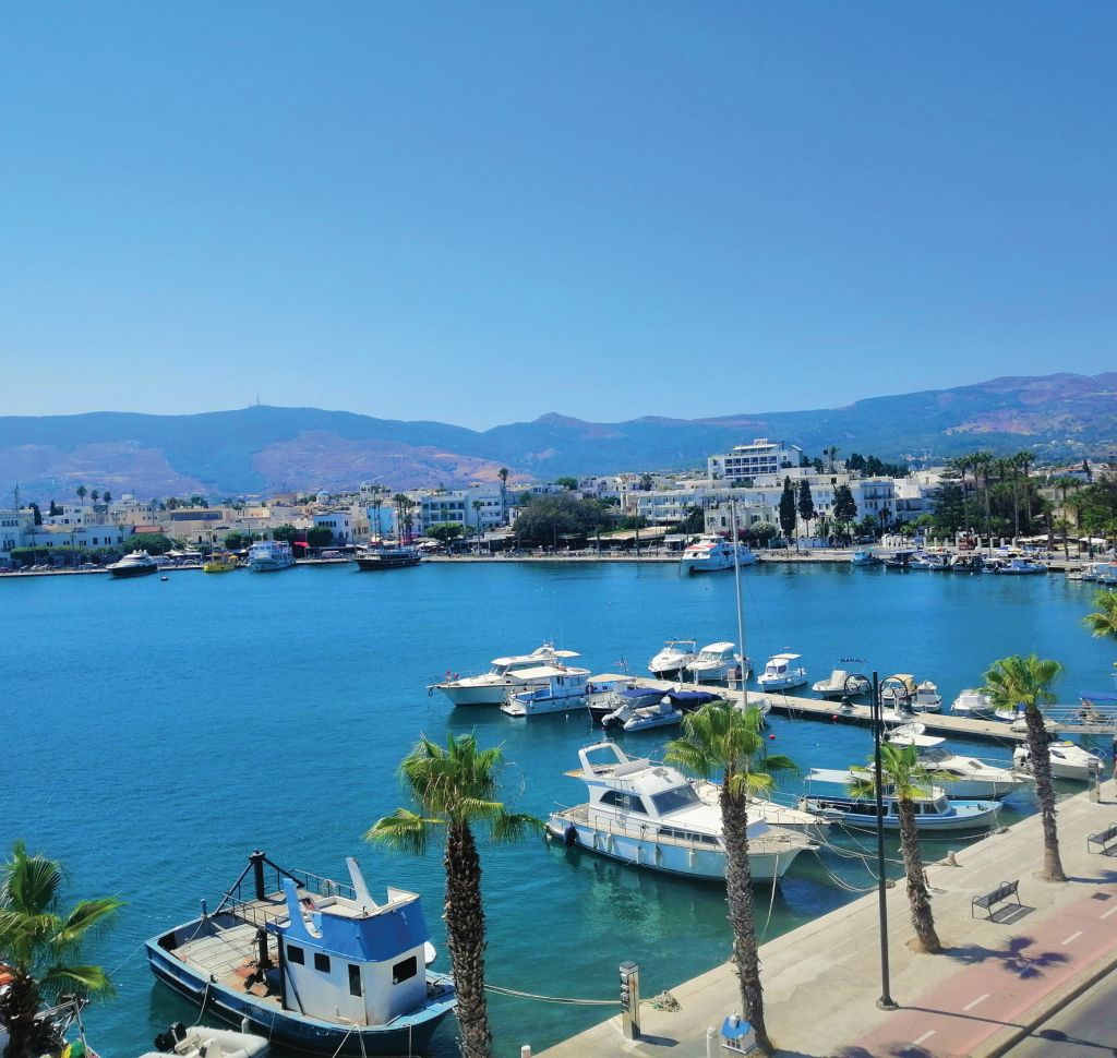 Das einladende Kosta Palace in Kos im Winter geöffnet