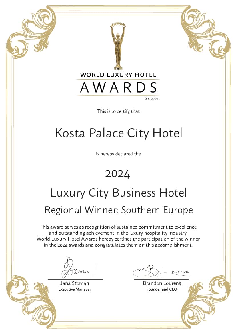 LUXURY AWARDS 2024_ city business hotel